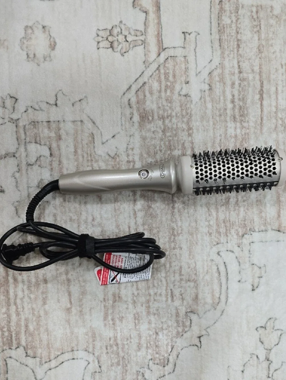 Ceramic Hot Air Styling Brush in Silver by Tymo